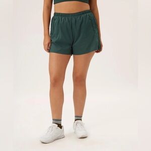 Green Girlfriend Collective Gazelle shorts